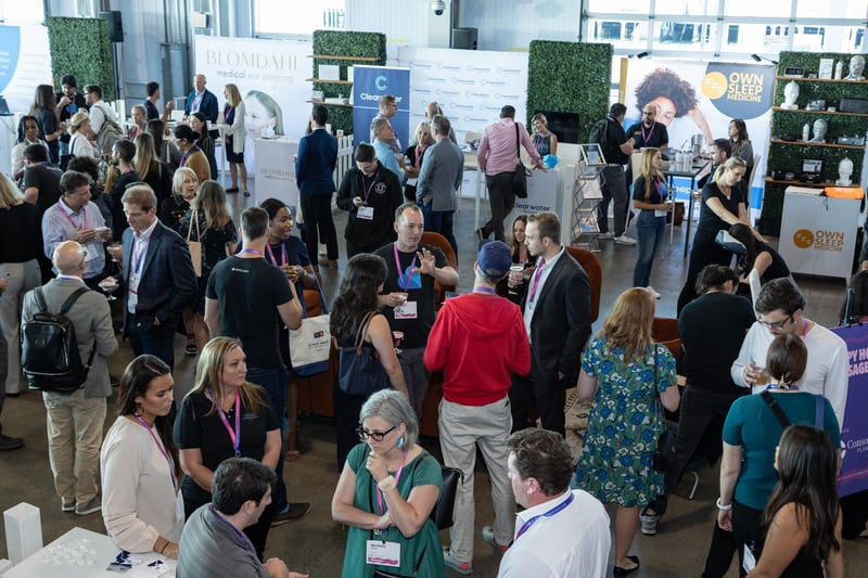 Hint Summit 23 expo hall_aerial view